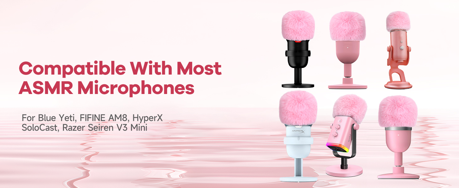 Кріплення для мікрофона Blue Yeti з поп-фільтром - Blue Yeti X, приховане кабельне підключення, кріплення-підставка Blue Yeti, для студії, подкастів, стрімінгу, YOUSHARES (вітрозахист, рожевий)