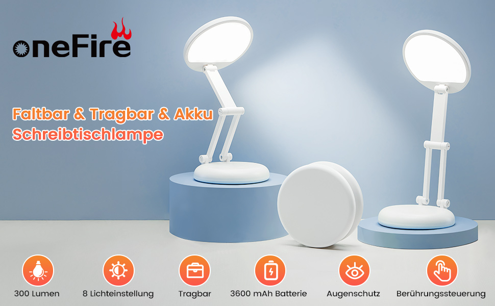 Світлодіодна лампа для читання One Fire 48 LED з USB, 10W адаптер, 40см, гнучка, біла - нічник для дитячого ліжка