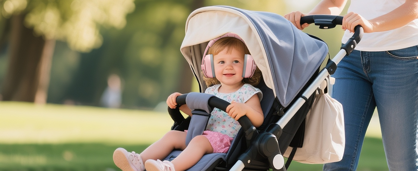 Навушники для дітей, захист вух, 2-в-1, шумопоглинання, сірий колір