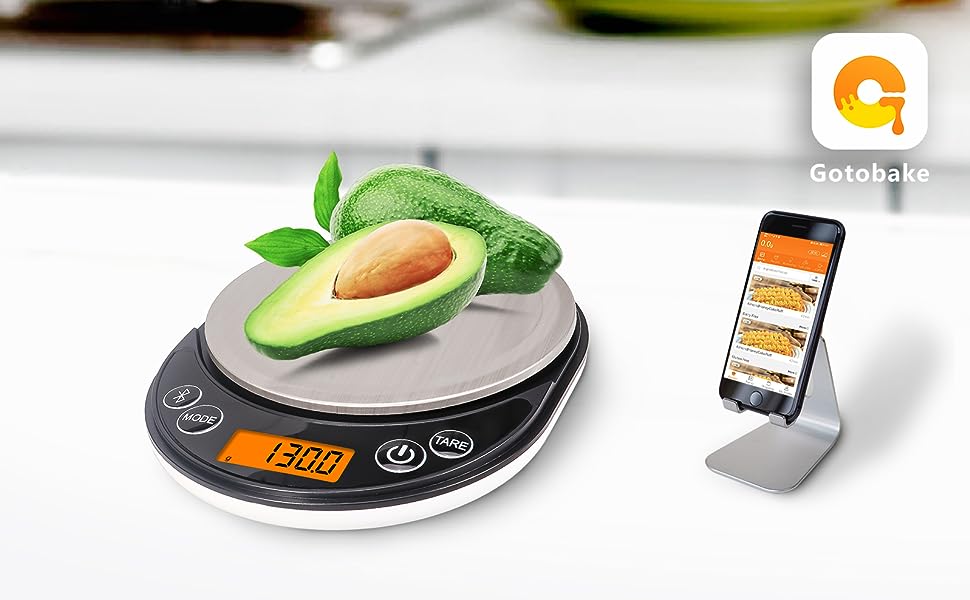 Електронна кухонна вага UNIWEIGH 6.6lb/3kg з USB-кабелем: для випічки, дієти та приготування їжі