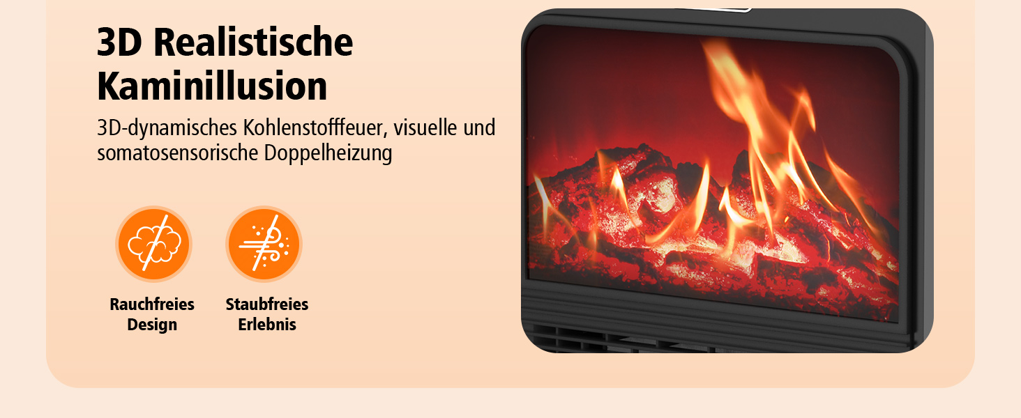 Електричний обігрівач з керамічним нагрівачем PTC, 2200W, з пультом дистанційного керування, 4 режими, 12H таймер, термостат, ECO-режим, осциляція 70°, захист від перегріву та перекидання, для дому та офісу (чорний, 33 см)