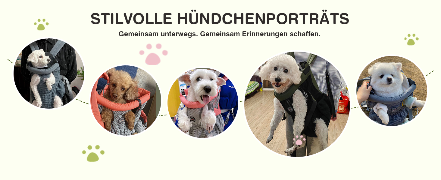 Рюкзак для собак Allsopets - легкий, дихаючий, зручний, з безпечною лінійкою, для подорожей, прогулянок на природі (оливковий, M)