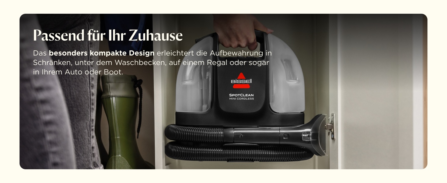 Портативний відпарювач для килимів Bissell SpotClean Mini 40651 - компактний мобільний мийник для дому та авто