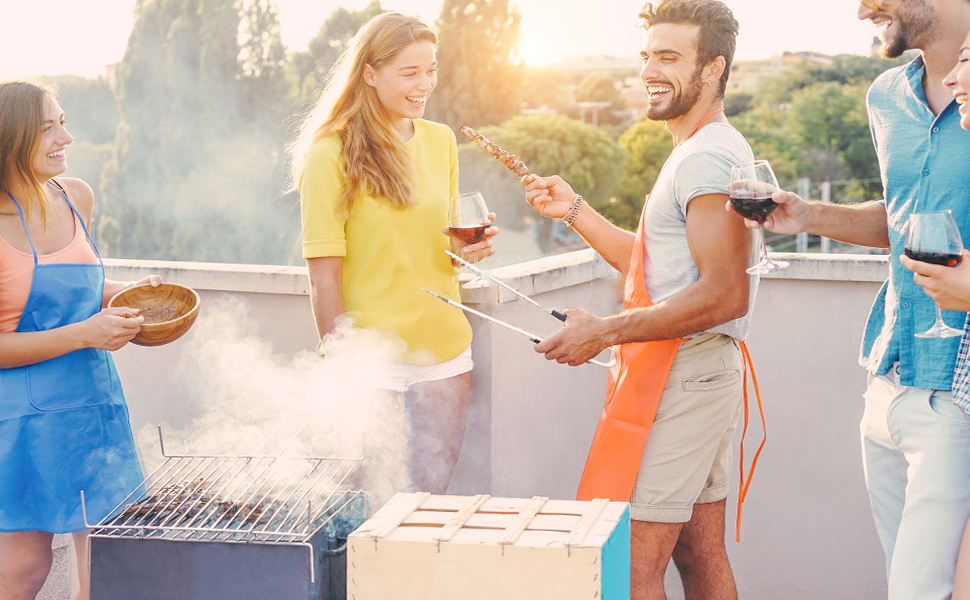 Набір інструментів для гриля, професійний, 9 предметів. Зручна сумка для перенесення. Ідеальний подарунок для чоловіків