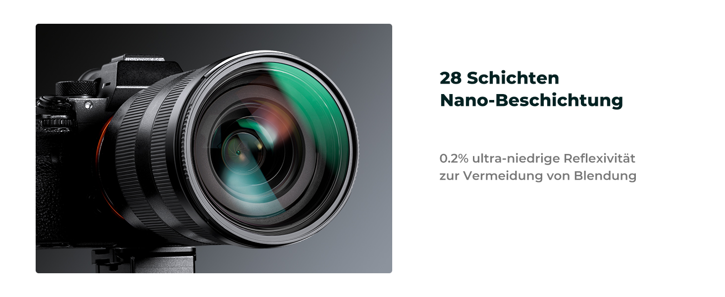 ND-фільтр K&F Concept Nano-X ND8 (3 Stop) 77mm для фотокамер