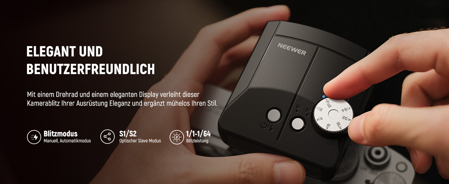 Спалахувачка NEEWER Z150 для Canon, Nikon, Panasonic, Olympus, Pentax та інших DSLR/цифрових камер