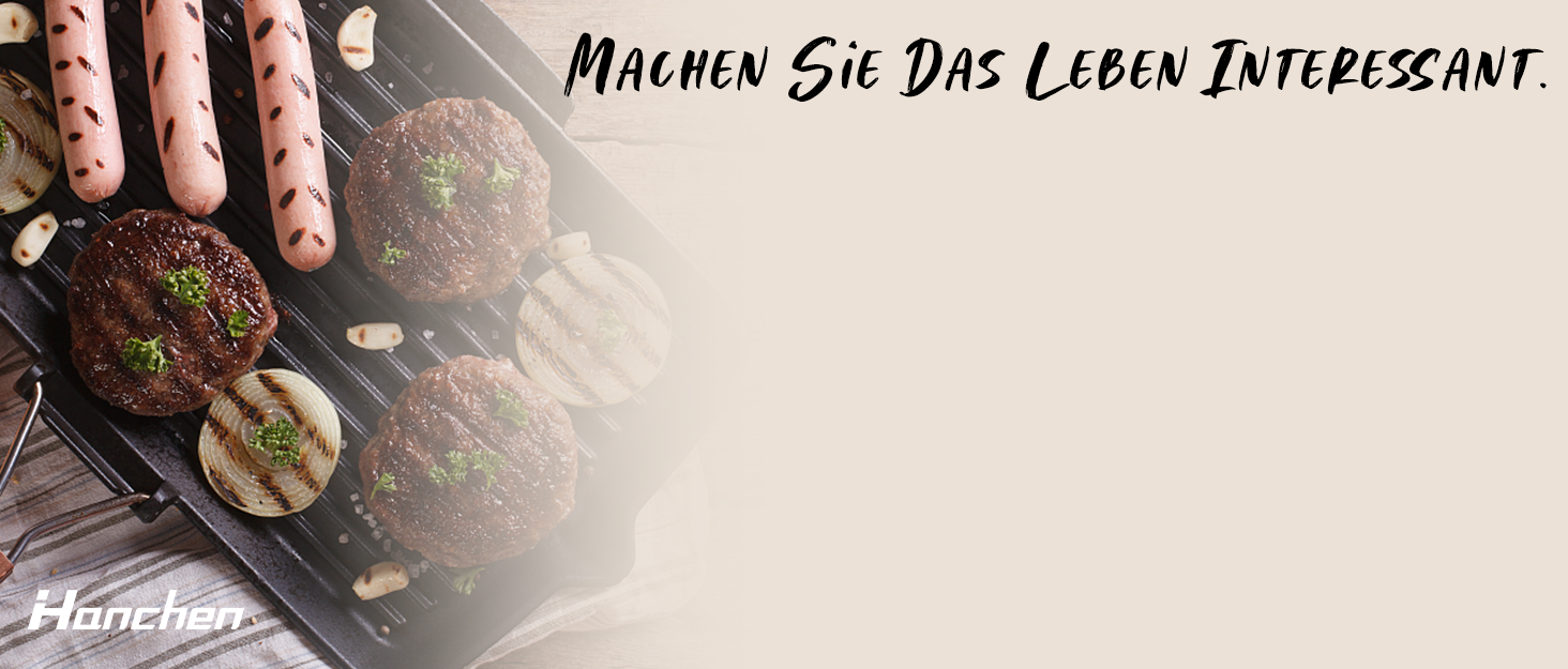 М'ясорубка електрична Hanchen 4-в-1 з насадками для ковбас та печива, 3 диски (3.5/5/7 мм), нержавіюча сталь