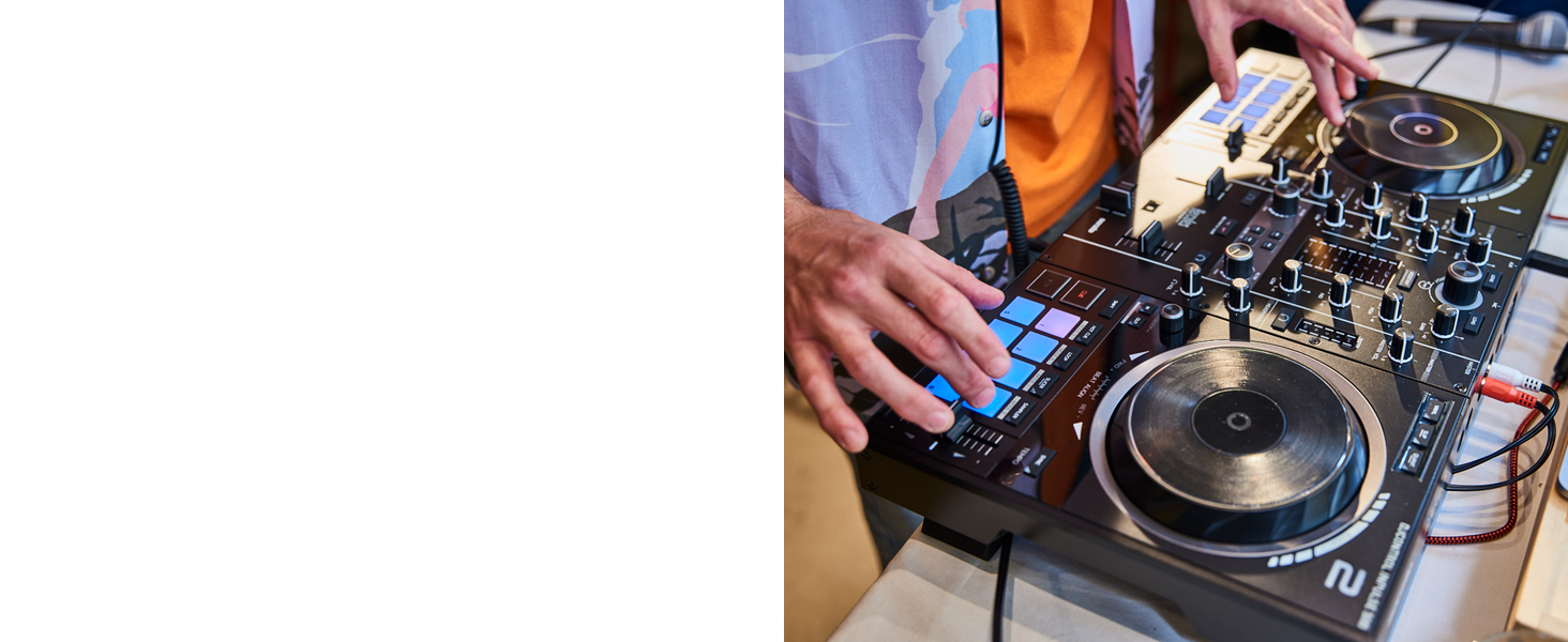 DJ контролер Hercules DJControl Inpulse 500 - 2-Deck USB контролер для Serato DJ Lite та DJUCED