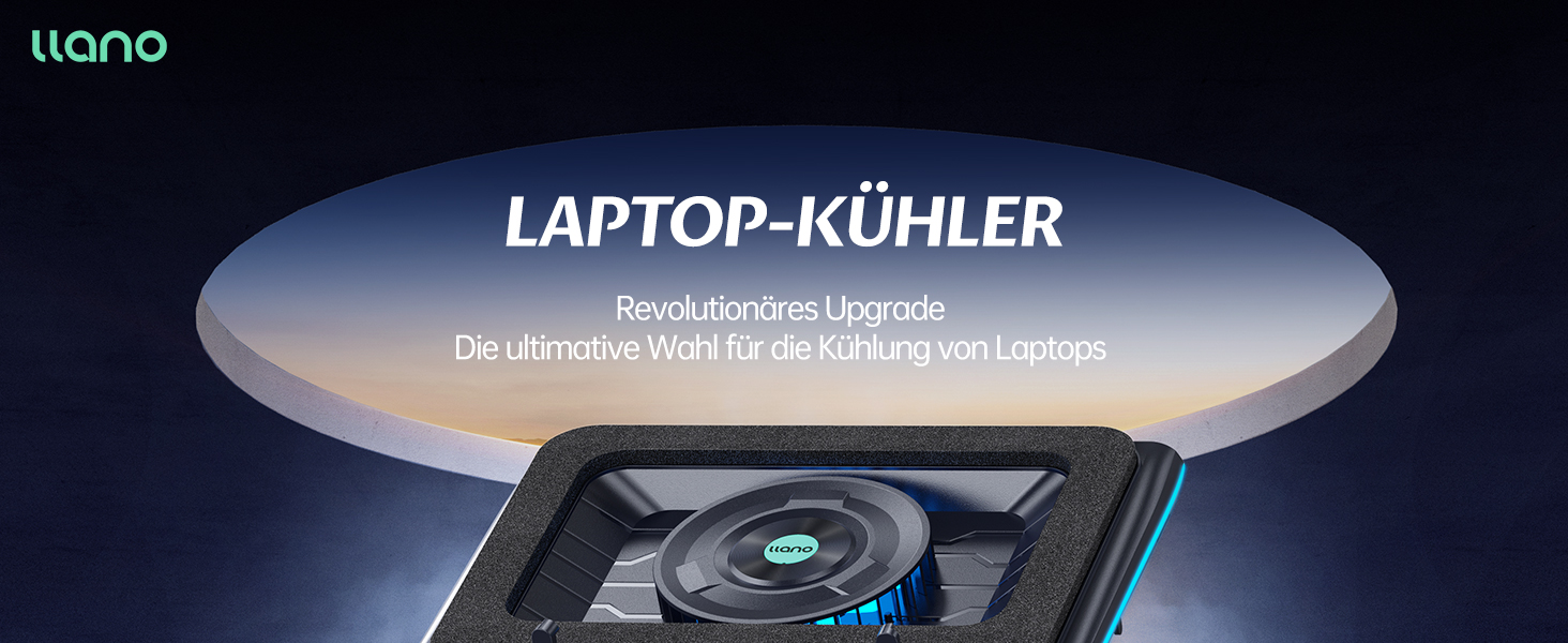 Ігровий охолоджувач для ноутбука llano V12 RGB з потужним турбовентилятором 5.5