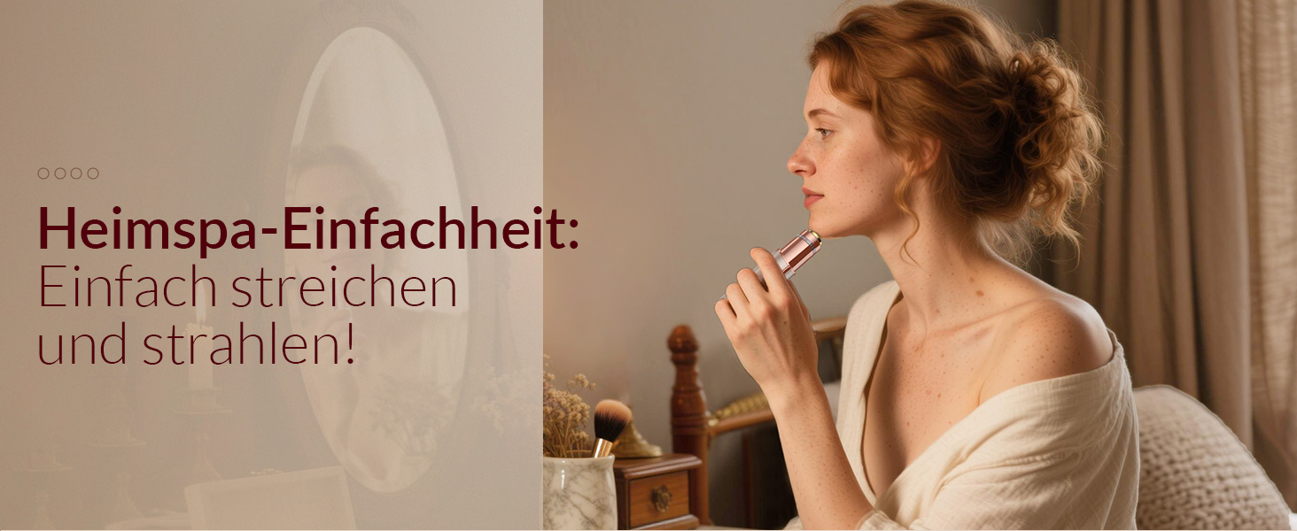 Електричний жіночий епілятор для обличчя: безболісний жіночий тример для швидкої та ніжної скоблення верхньої губи, підборіддя та щік (Золотий)