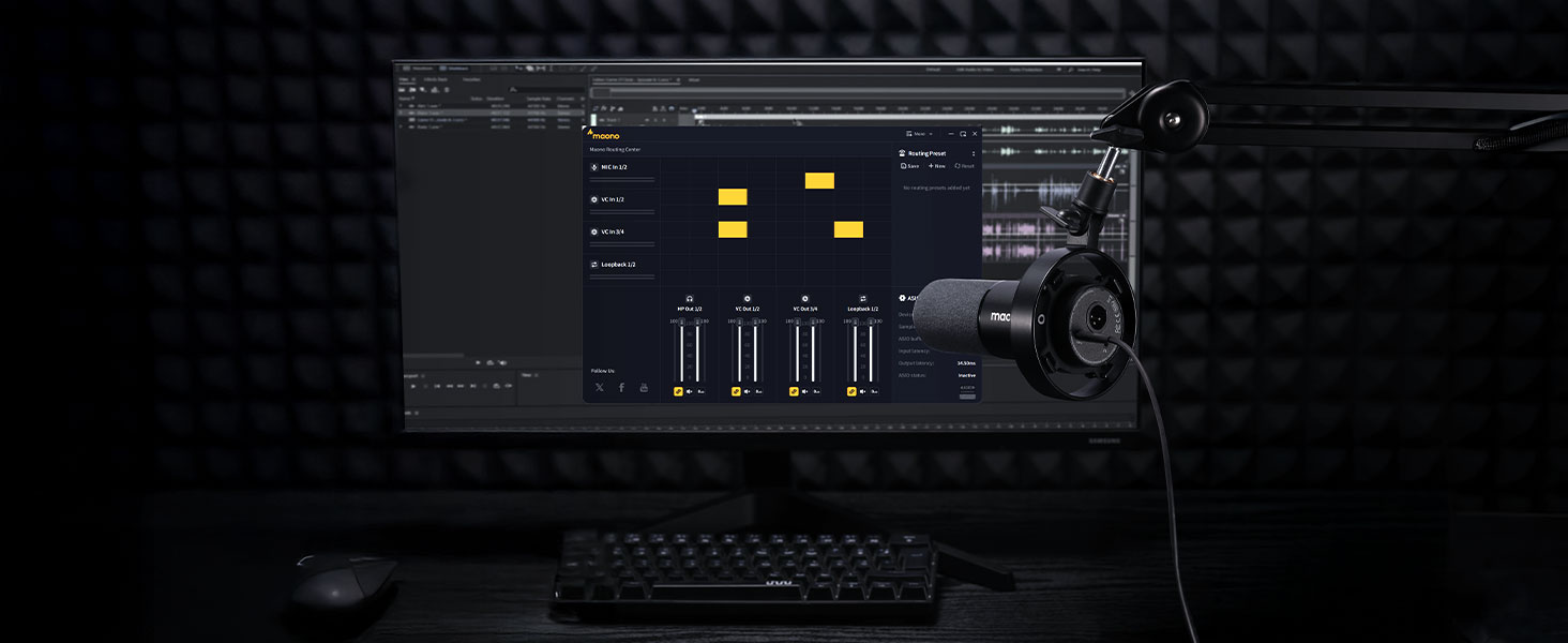 Мікрофон MAONO PD300XS для подкастів, стрімінгу та студійної звукозапису: динамічний XLR/USB мікрофон з шумозаглушенням, 192kHz-24Bit Hi-Fi
