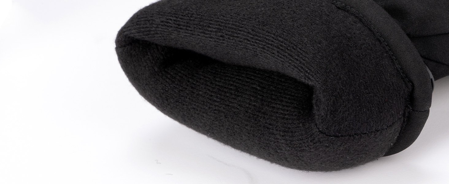 Обогревні рукавички KEMIMOTO з акумулятором 2500mAh, електричні зимові рукавички для чоловіків та жінок, рукавички з підігрівом та сенсорним екраном для катання на лижах, риболовлі, походів (Чорний, M)