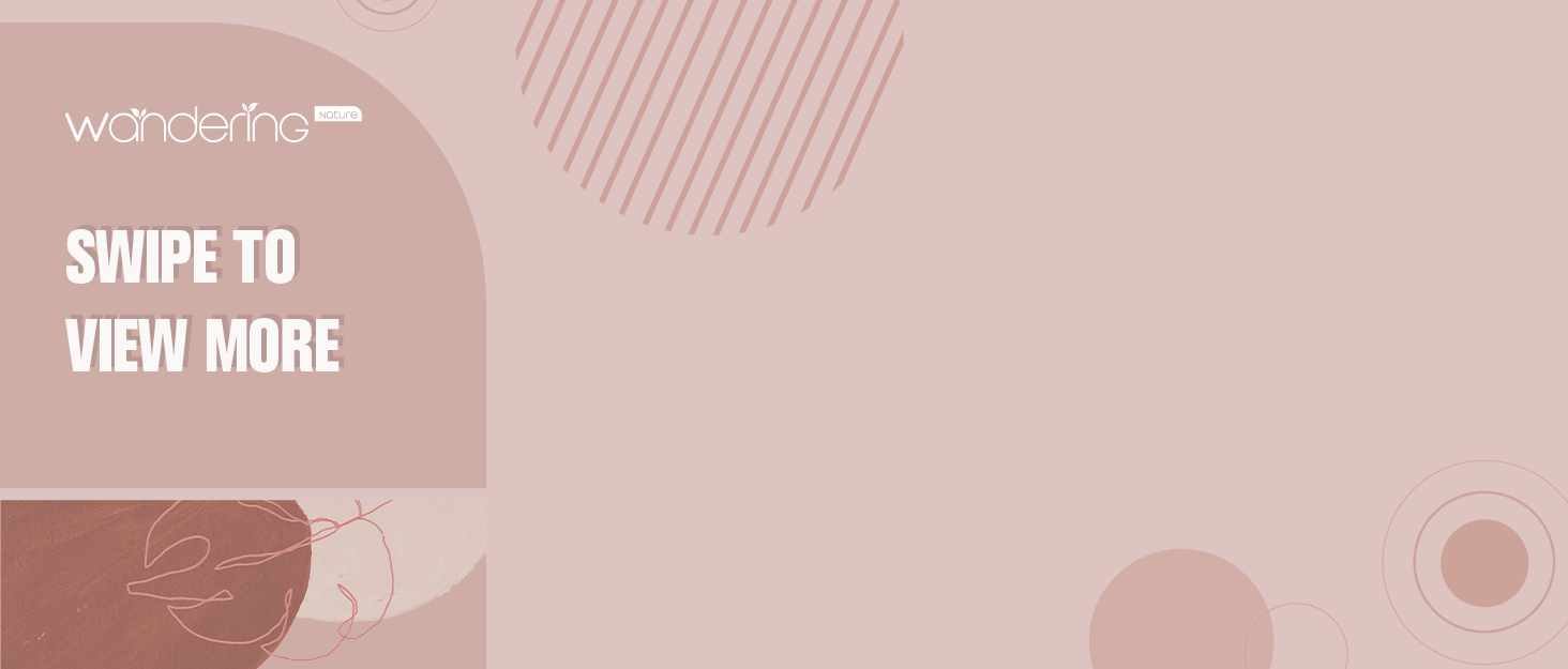 Косметичка для подорожей Wandering Nature для жінок: велика, водонепроникна, з відділенням для пензликів, рожева (патент)