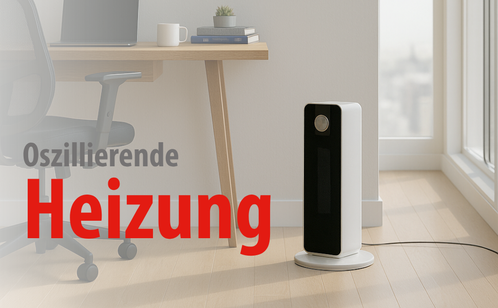 Електричний обігрівач та вентилятор Alpina - Турбо вентилятор з пультом та таймером, 2000W, регулювання температури 15-35°C