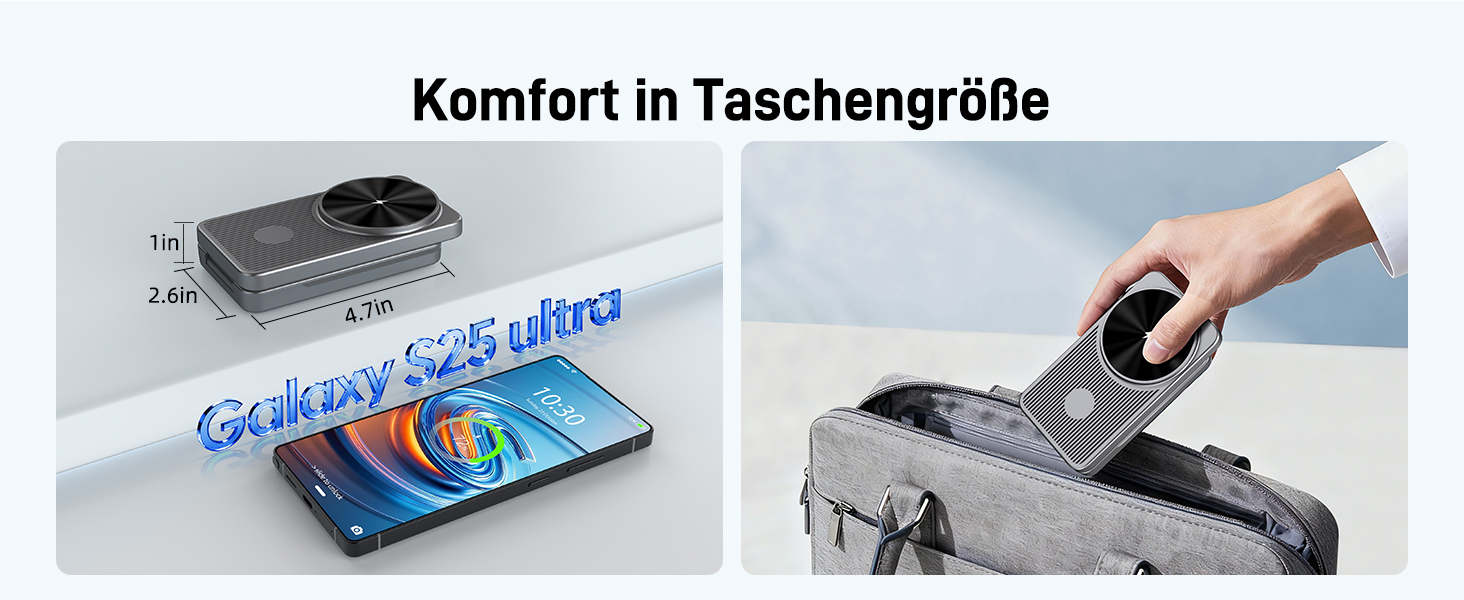 Магнітна зарядна станція 3-в-1 для Samsung Galaxy S26 Ultra, S25, Z Fold 7, Z Flip 7, Galaxy Watch Ultra 8/7/6 та Buds Pro 3 - бездротова, складна, чорна