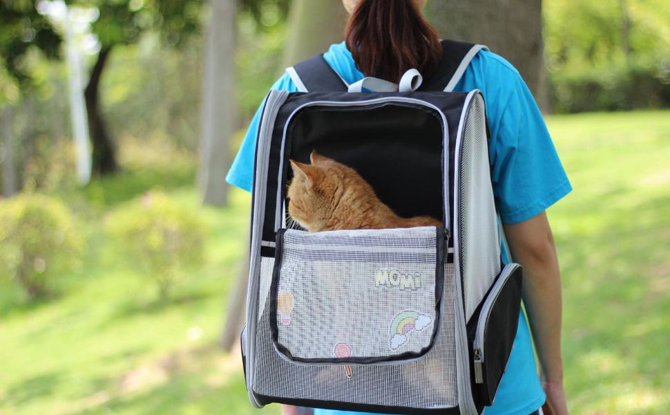 Рюкзак для тварин: переноска для котів та собак до 10 кг, дихаюча, легка, для подорожей