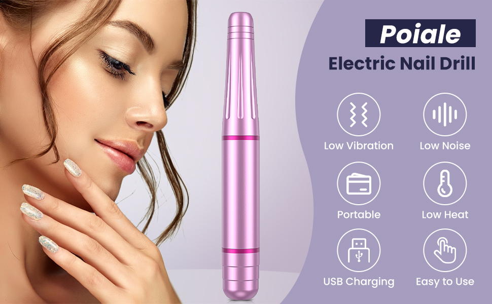 Електричний набір для манікюру та педикюру Nagelfräser 11 в 1: фрезер, полірувальник, 20000 об/хв, для гель-лаку, акрилу, шліфування