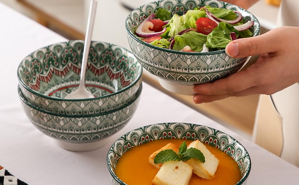 Сервіз столовий порцеляновий Vancasso MANDALA, 16 предметів, для 4 осіб, богемський стиль, ручна робота