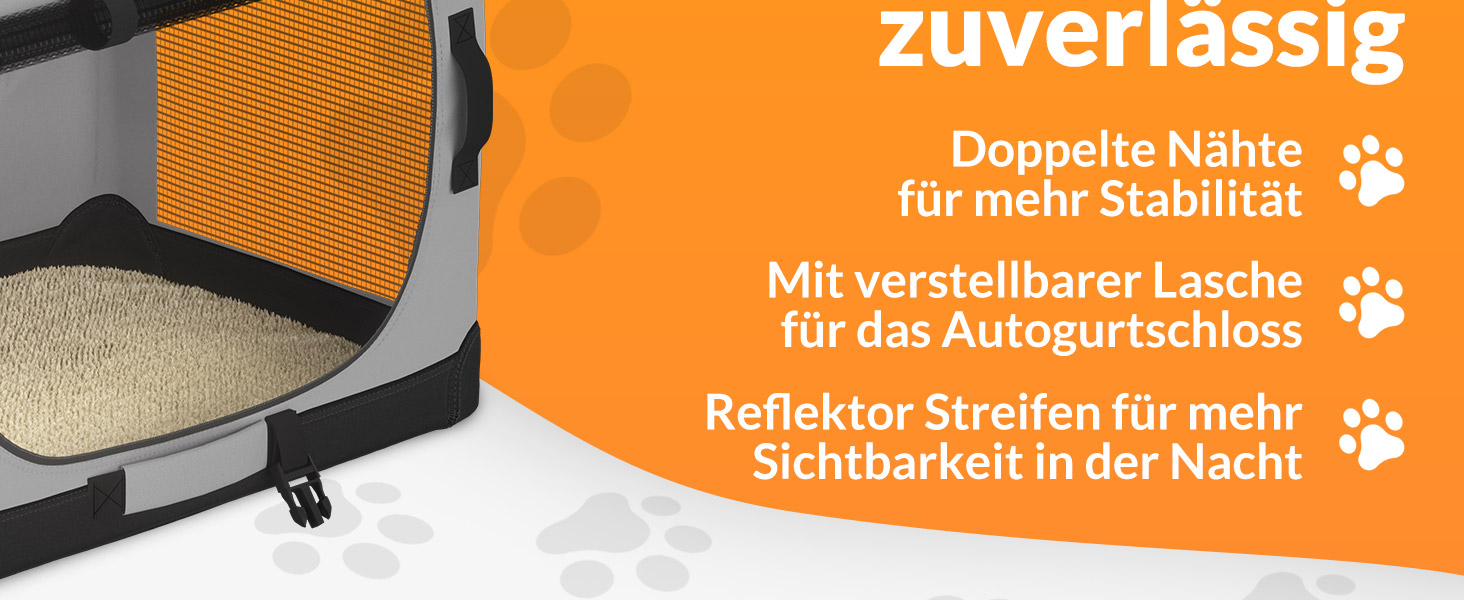 Кія для собак XXL 90x60x66 см, складана, дихаюча, міцна, сіра - переноска для собак, транспортна сумка