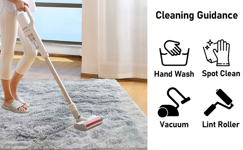 Килим для вітальні та спальні Calore, пухнастий, сучасний, для дому, 120 x 160 см (сіро-білий)