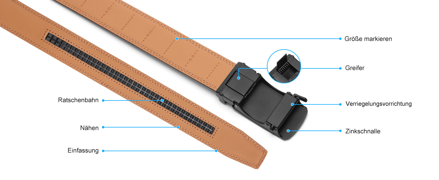 Чоловічий шкіряний ремінь SENDEFN з автоматичною застібкою, ширина 35 мм, регульований розмір, для джинсів та ділового костюма, колір: чорний/золотий, 115 см (32-38 дюймів)