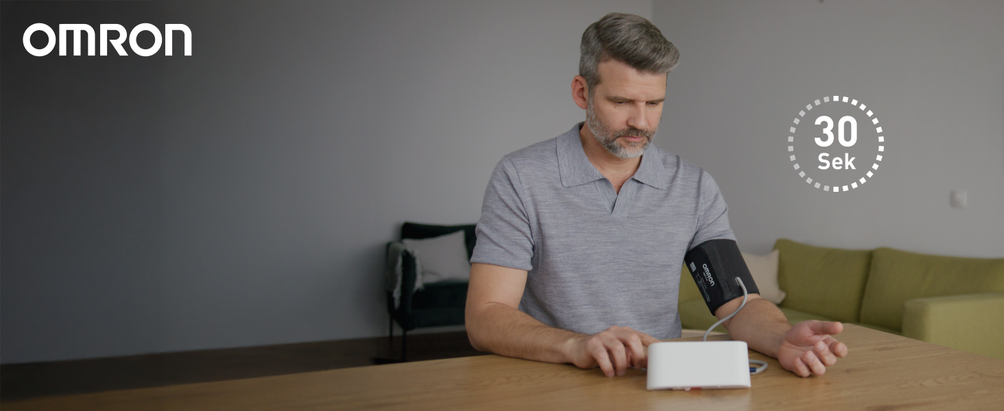 Тонометр OMRON X3 Comfort AFib: цифровий тонометр на плечі з визначенням передсердного фібрилювання, клінічно перевірений, підходить для діабетиків та вагітних, 22-42 см