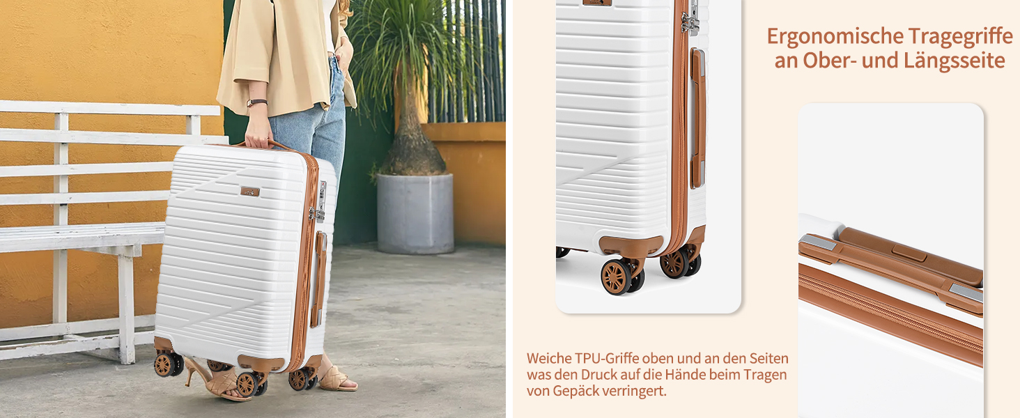 Набір валіз Sea Choice 4 в 1: S/M/L/XL, жорсткий корпус, PC, ручна поклажа, Beautycase, розширюваний, з YKK, TSA-замок, 4 колеса, темно-синій