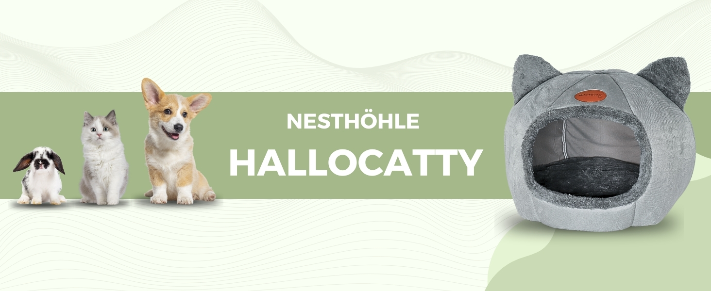 Кішечка Мобіклінік®: зручне ліжко-гніздо для котів, легко прати, знімний коврик, 25D піна, сучасний дизайн