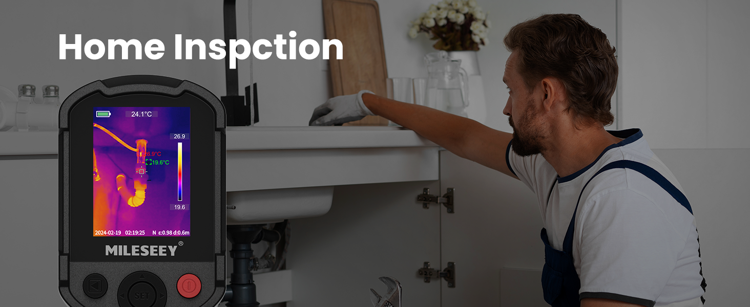 Тепловізор MILESEEY TR20 PRO: портативний, -20°C до 550°C, роздільна здатність 192x192, 25Hz, 8 годин роботи від акумулятора