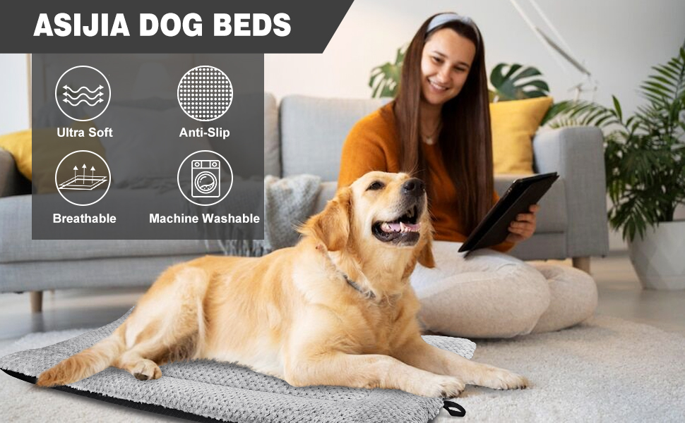 М'яка килимок-підстилка для собак та котів, 90 x 58 см, сірий, з неслизьким дном