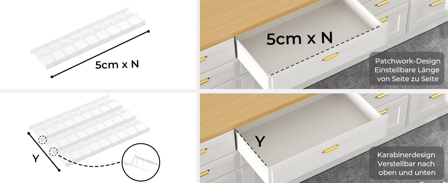 Організатор для спецій Famhap, 24 шт. Прямокутні полички для спецій, органайзер для спецій у ящик, полиці для спецій, органайзер для спецій, прозорі