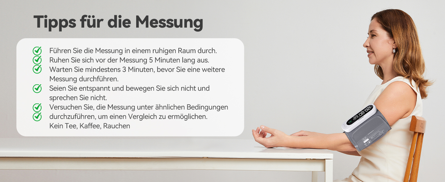 Тонометр на плечі CheckMe BP2A Nexus з великим дисплеєм, середнє значення за 3 вимірювання, бездротова манжета (22-42 см), додаток для iOS/Android, легке читання та професійна точність