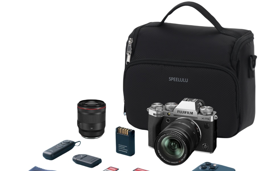 Сумка для фотоапарата Kameratasche: компактна сумка-переноска для DSLR та бездзеркальних камер Sony, Canon, Nikon, Panasonic, Fuji, Samsung, Casio
