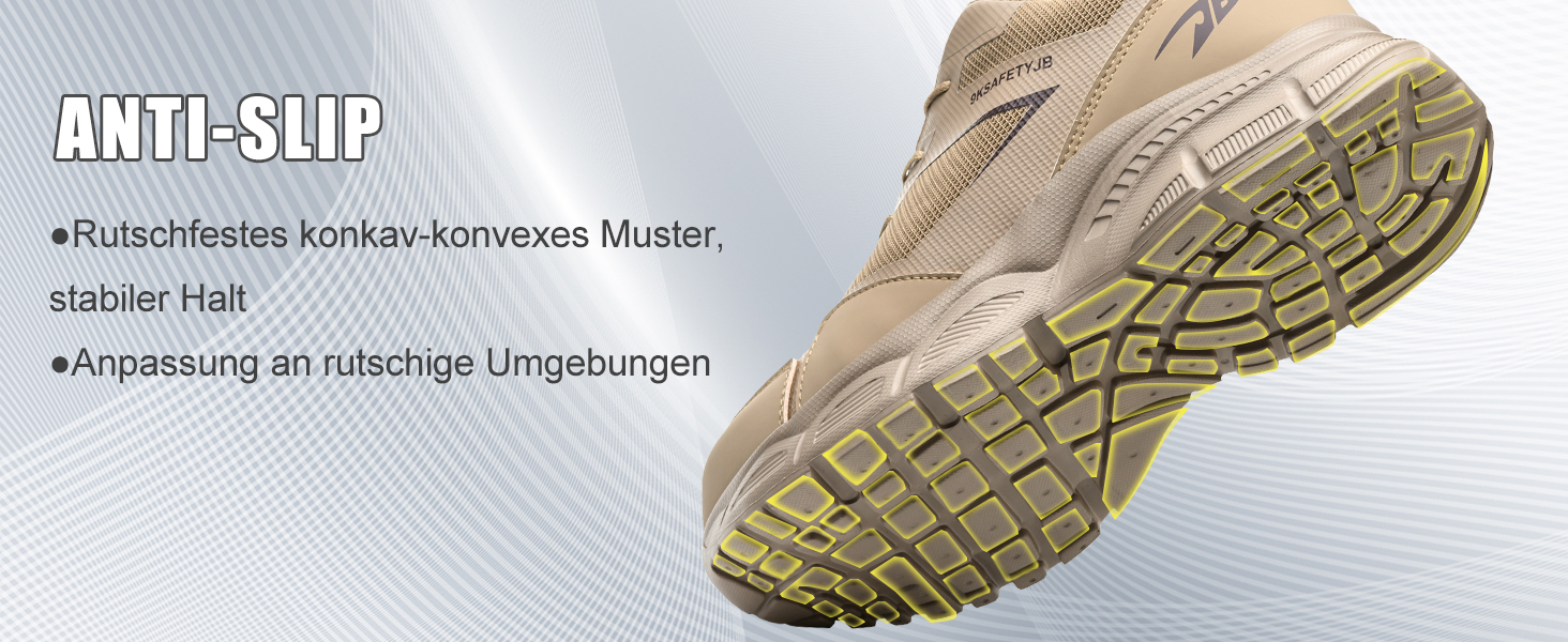 Робочі черевики для чоловіків та жінок. Легкі, дихаючі, з металевим підноском. Чоловічі та жіночі робочі черевики для промисловості, 44 EU, хакі