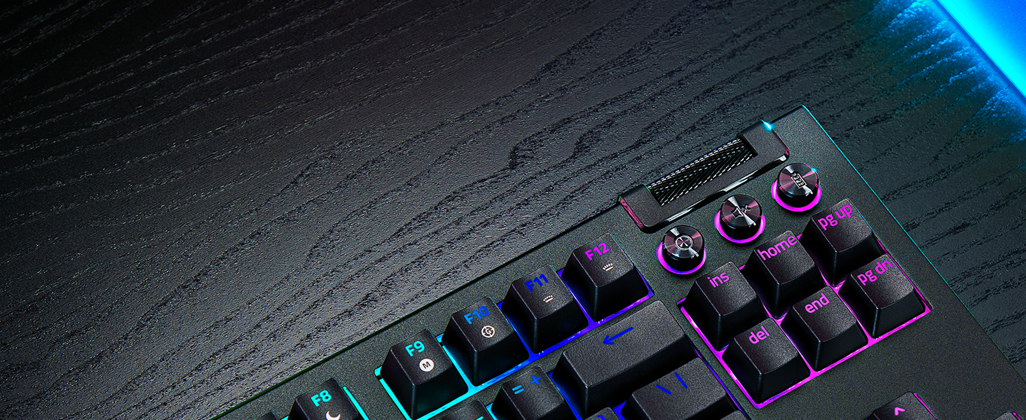 Механічна ігрова клавіатура Razer BlackWidow V4 TKL з зеленими перемикачами (RGB Chroma, 6 макро-клавіш, Doubleshot ABS-кейкапи, QWERTY US-розкладка)