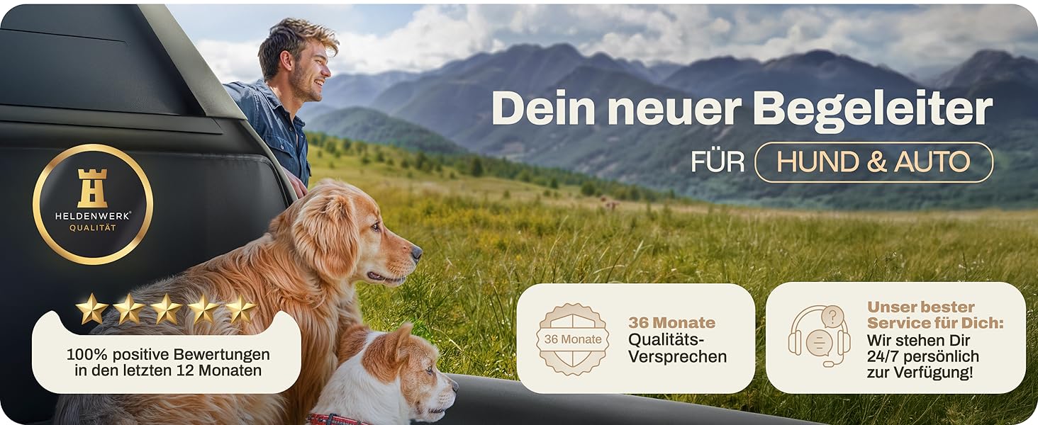 Захист для багажника авто для собак HELDENWERK: водонепроникний, з захистом бокових стінок та краю, універсальний, чорний