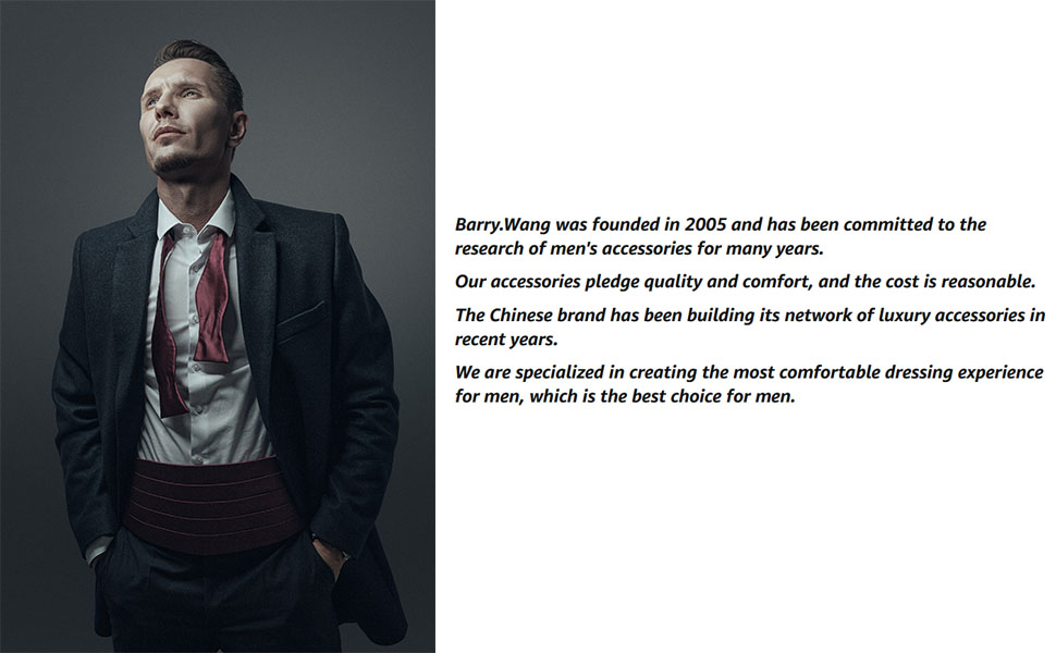 Метелик чоловічий Barry.Wang Paisley шовковий, з нагрудною хусткою та затискачами для манжет, для весілля та офіційних заходів, чорний візерунок