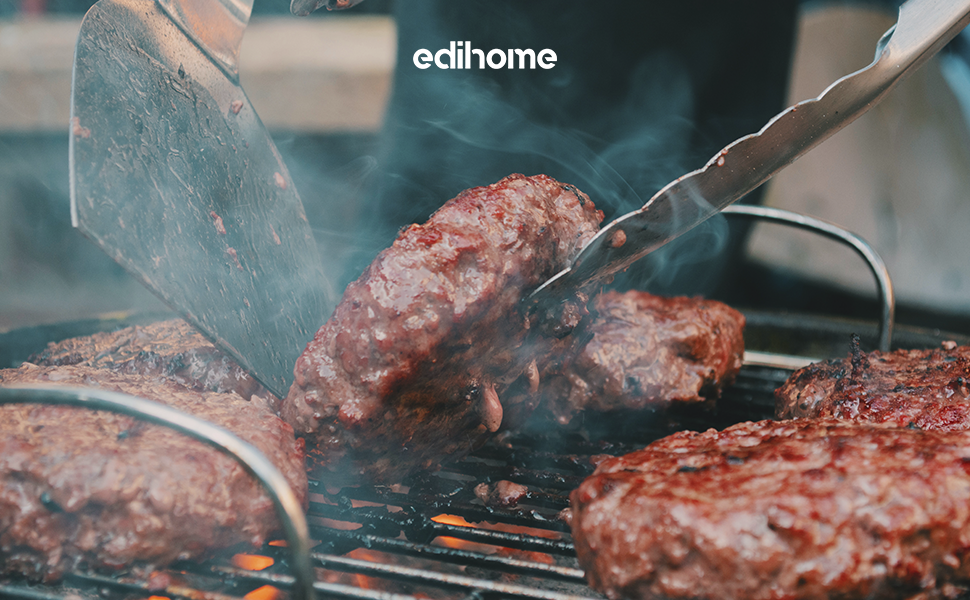 Набір аксесуарів для гриля Edihome, 25 предметів, з нержавіючої сталі, преміум-якість, у кейсі, ідеальний подарунок для чоловіків