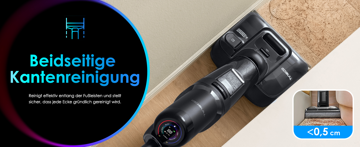 Вертикальний миючий пилосос Tineco Floor ONE S7 Stretch Ultra з функцією FlashDry та системою DualBlock
