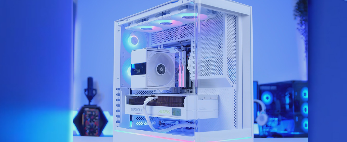 Система охолодження CPU Sudokoo SK700V AM5 з вентилятором 120 мм, дисплеєм, 7 heatpipes та гарантією 5 років