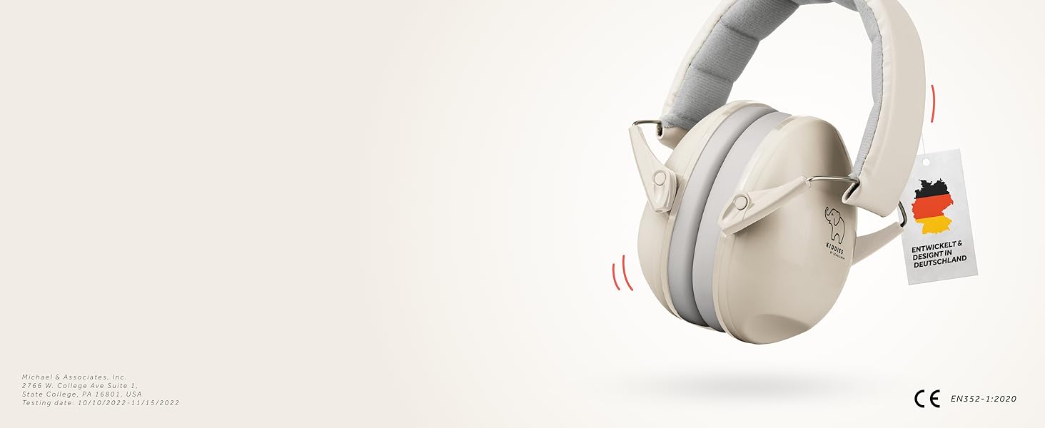 Schallwerk® Kapselgehörschutz Kiddies (Sandy Beige) - Навушники для захисту вух для дітей, Schallwerk®