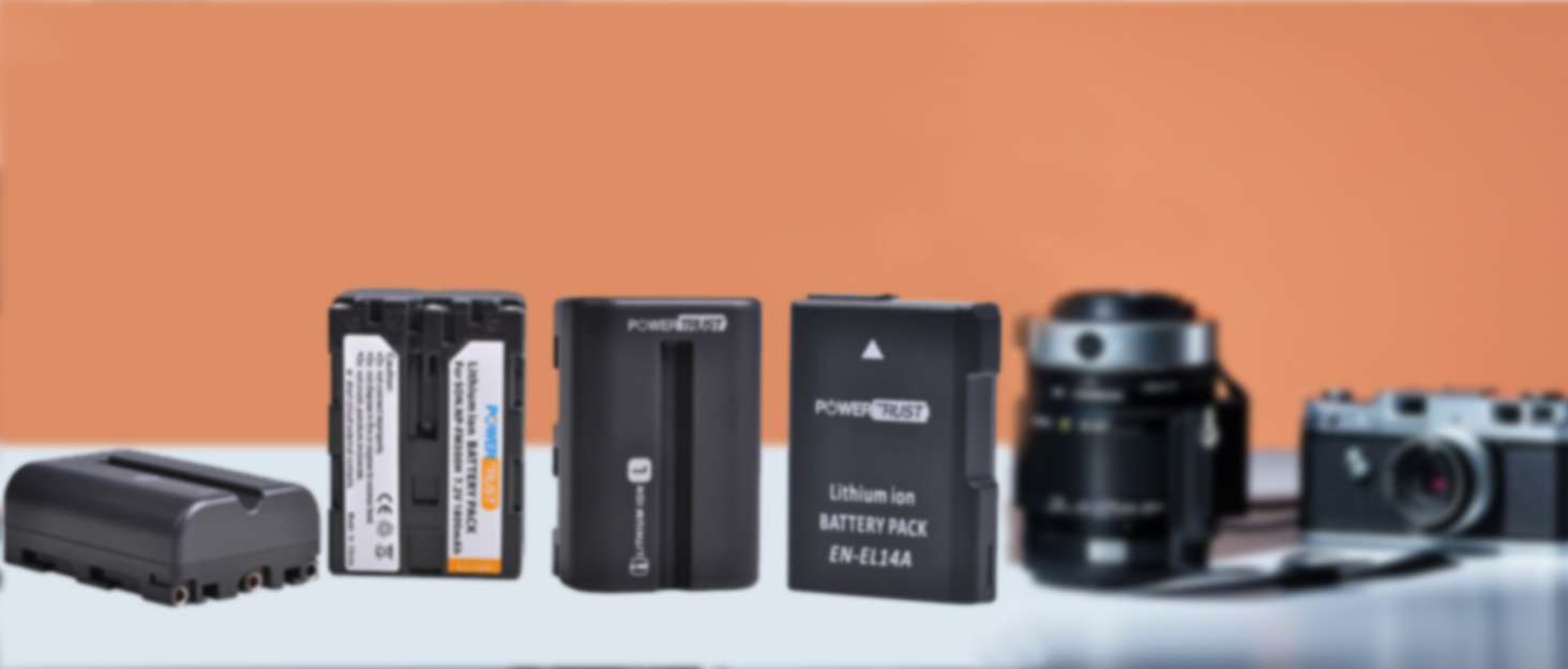 PowerTrust 2 шт. акумулятори LP-E5 та зарядний пристрій для Canon EOS 500D 1000D 450D, Rebel T1i, XS, XSi, KISS F, X3, X2