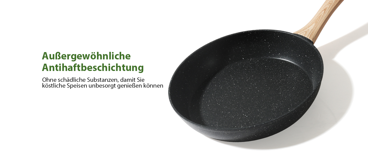 Набір каструль та сковорідок GMISUN 11 предметів з нержавіючої сталі, індукційне дно, для всіх типів плит, без PFOA/PFOS, чорний