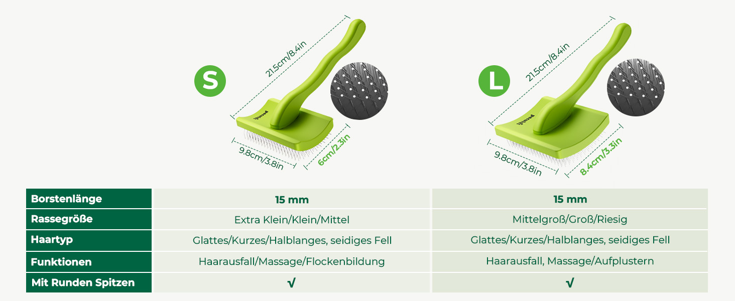 Пекют Лiкер Бюртє Профi: щiтка для собак, видаляє підшерстя, ковтуни. Ідеально для пуделів, тедi, кокапу. (25 мм, 15 мм)