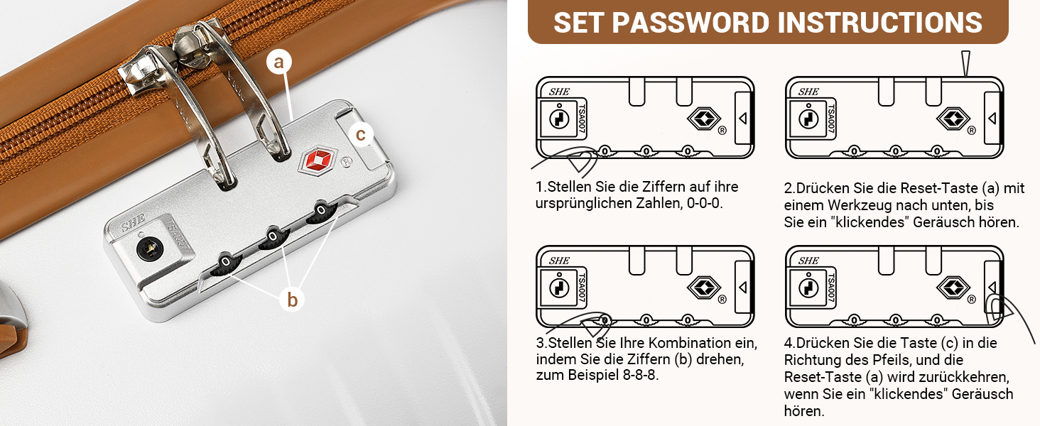 Чемодан British Traveller для ручної поклажі, середній, 64 x 43 x 26.5 см, з TSA-замком, ABS+PC, 24'+28' (білий)