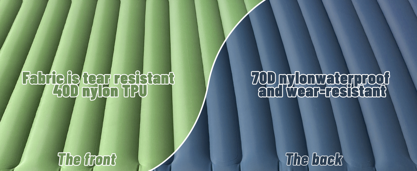 Розкладне ліжко-спальник туристичне, ультралегке, 160кг, блакитне. З алюмінієвою конструкцією та антирипстоп тканиною для кемпінгу, відпочинку на природі, вдома та на пляжі