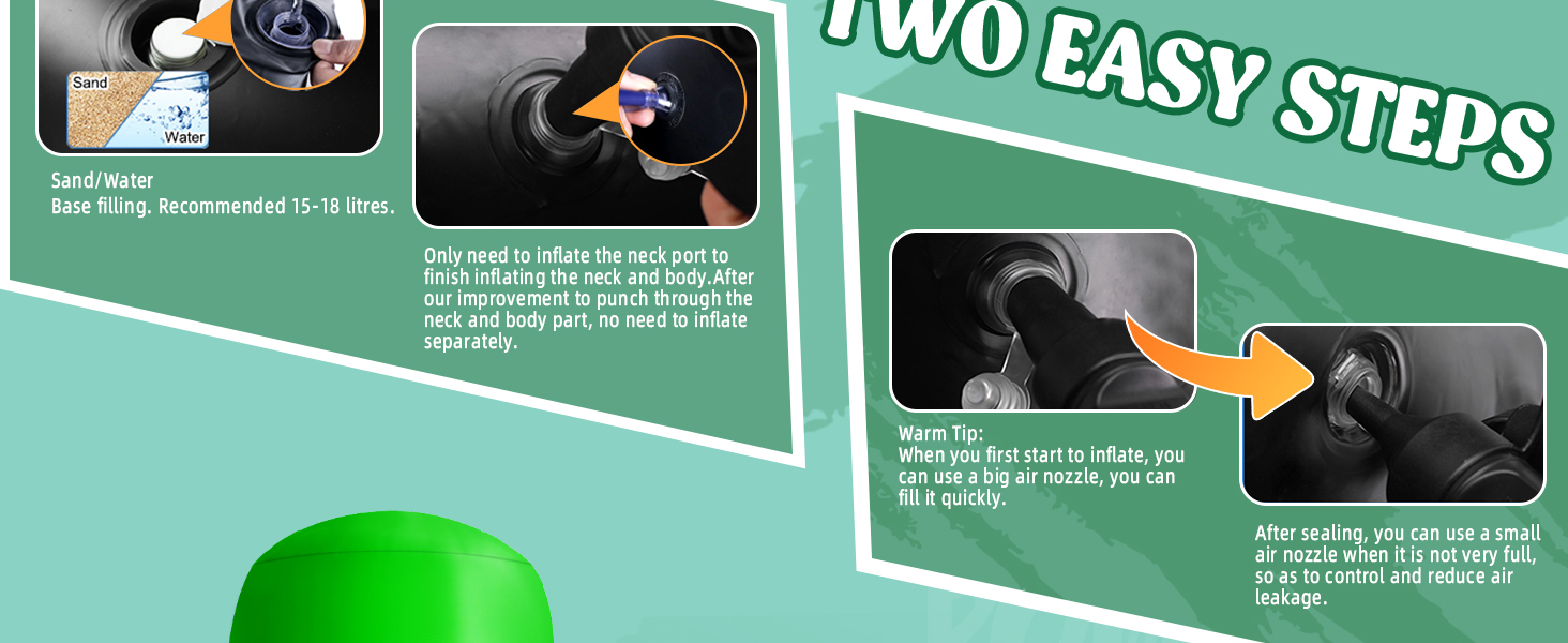 Надувний боксерський мішок JUOIFIP 120 см для дітей. Підходить для MMA, карате, таеквондо, збірка енергії