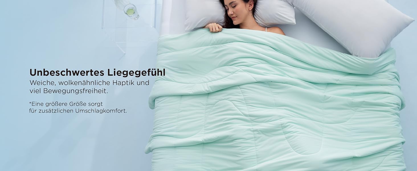 Охолоджуюча ковдра BEDSURE двостороння літня 155x220 см Arc-Chill - ковдра для сну при нічній пітливості, сіра