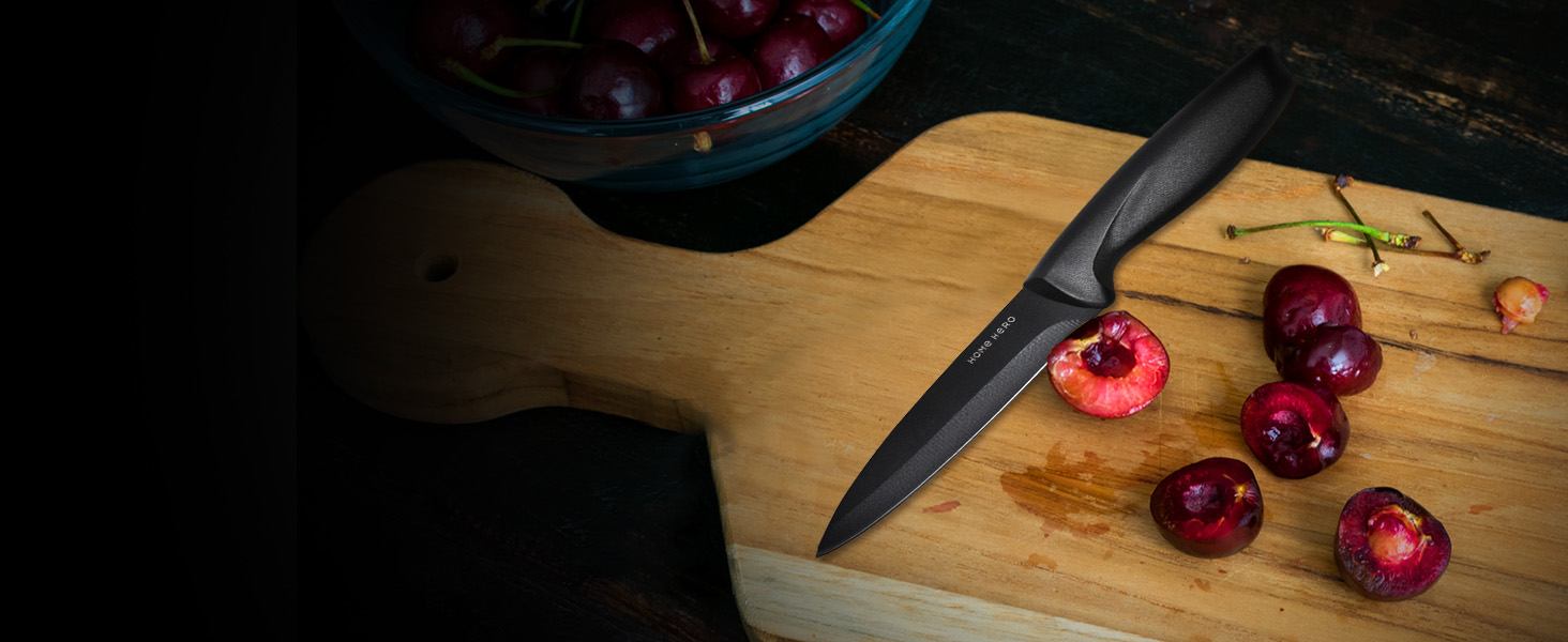 Home Hero Stainless Steel Kitchen Knife Set - 7 Piece Professional Chef Knife Set