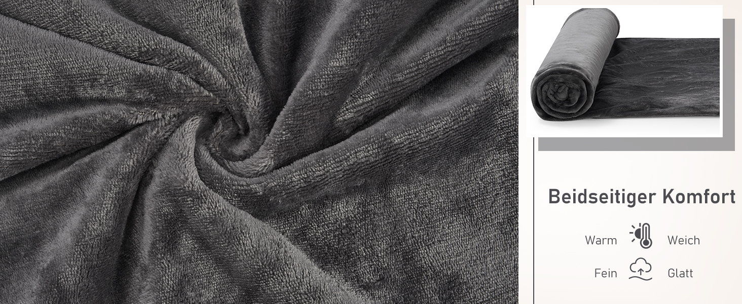 Електрична ковдра CURECURE з підігрівом, 150 x 200 см, 4 режими, таймер, захист від перегріву, для ліжка/дивану, сірий колір